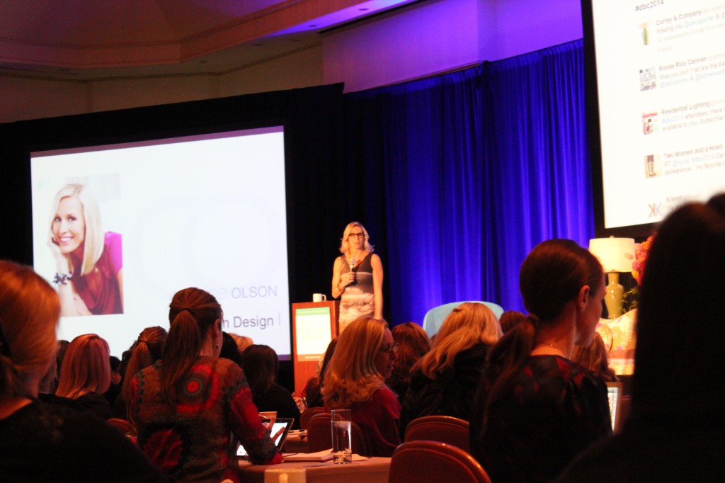 Candice Olson speaks at the Design Bloggers Conference in Atlanta