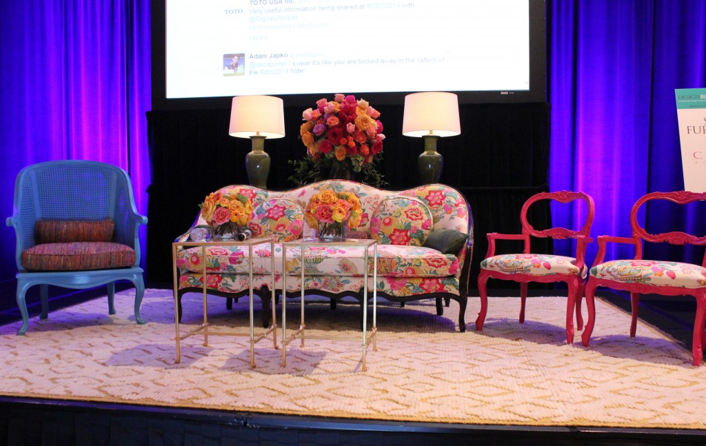 Beautiful stage at the Design Bloggers Conference in Atlanta