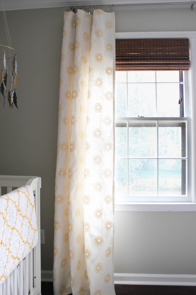 DIY Window Curtains with fabric from Online Fabric Store.