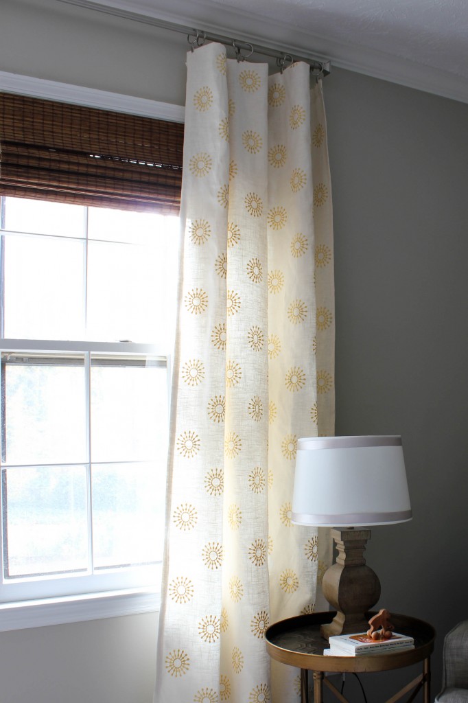 Nursery curtains {fabric from Online Fabric Store}