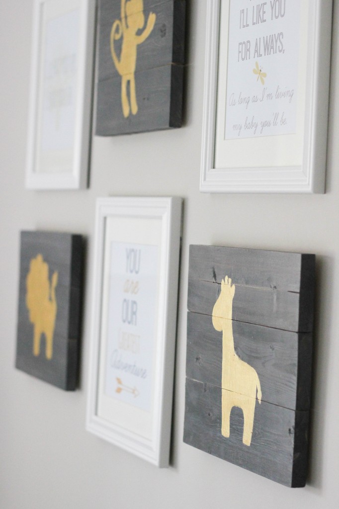 Gray and Gold Gender Neutral Nursery