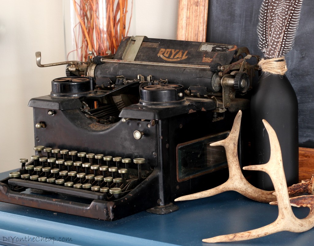 Antique Typewriter + Vignette