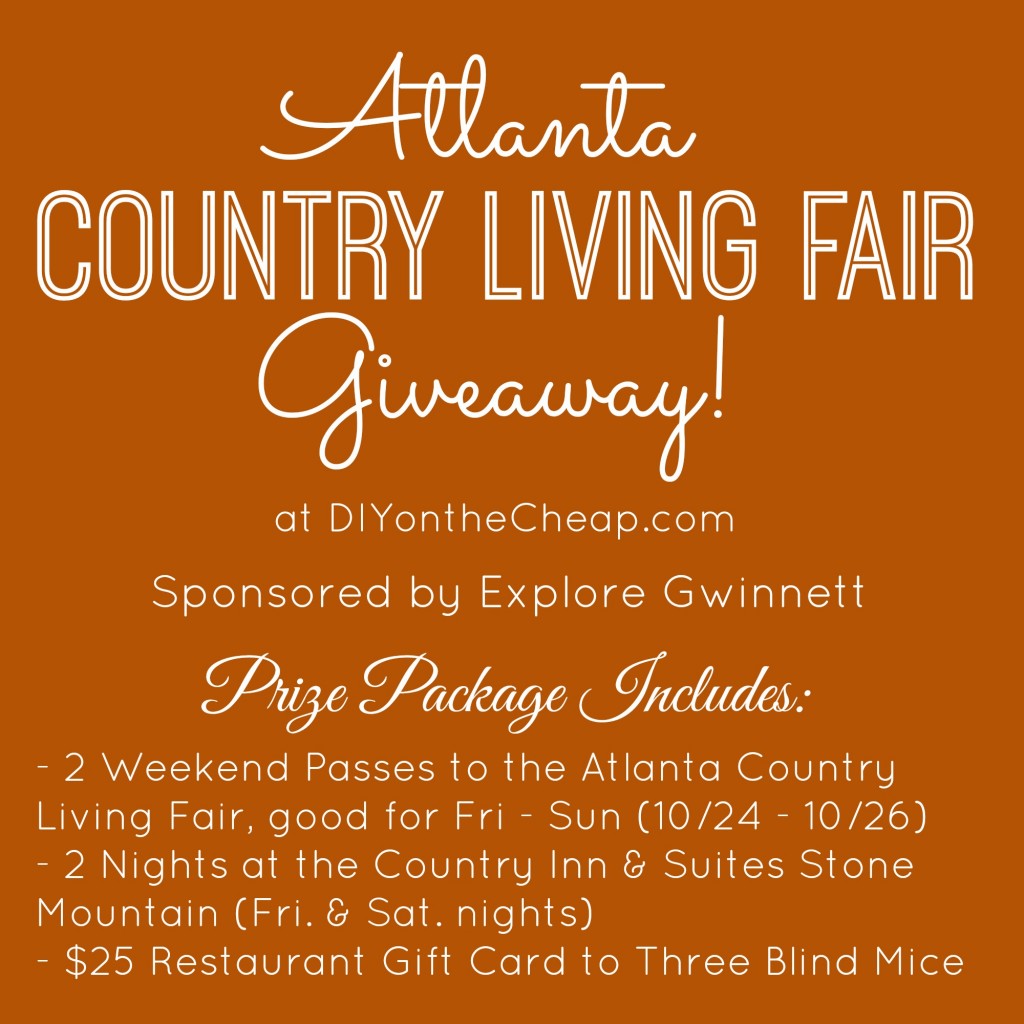 Atlanta Country Living Fair Prize Package Giveaway!