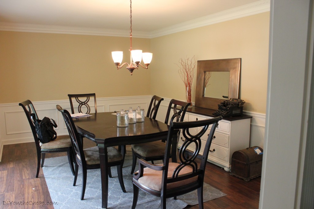 A behind the scenes look at our dining room makeover.