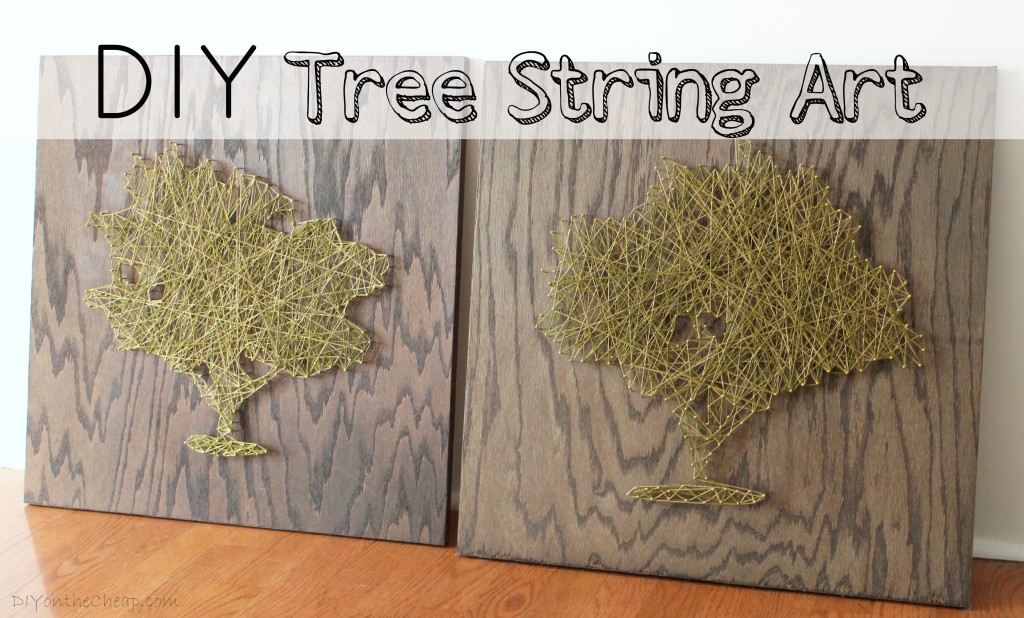 DIY Tree String Art Tutorial