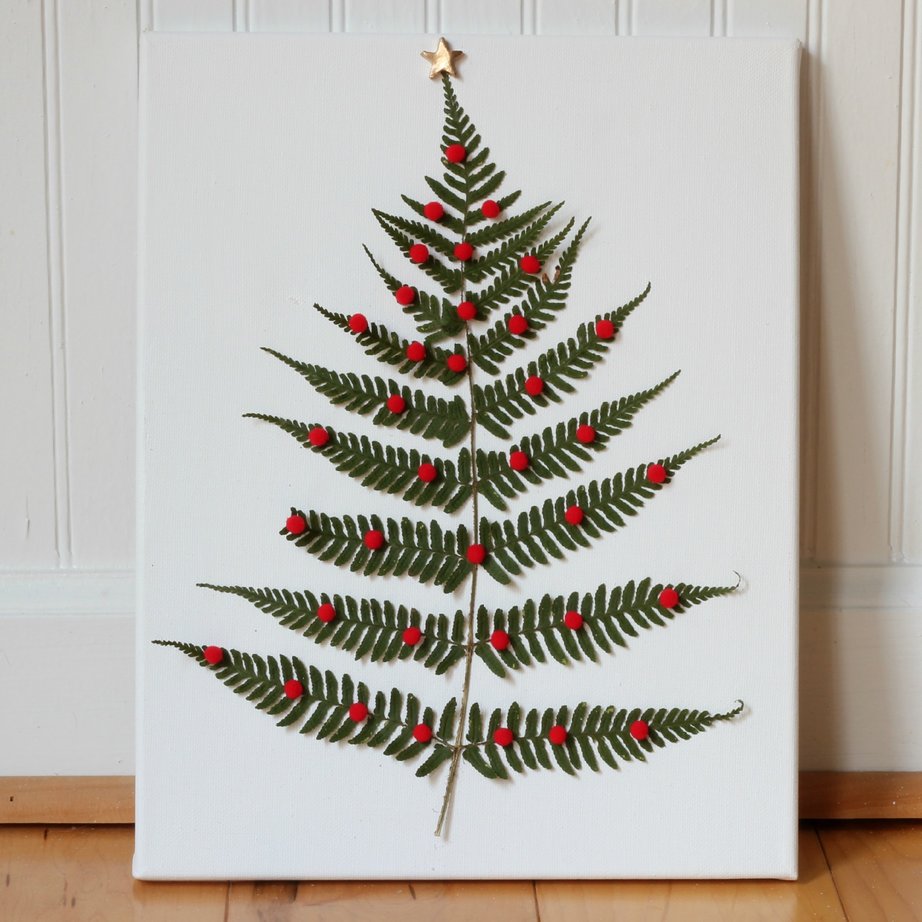 Fern Leaf Christmas Tree tutorial