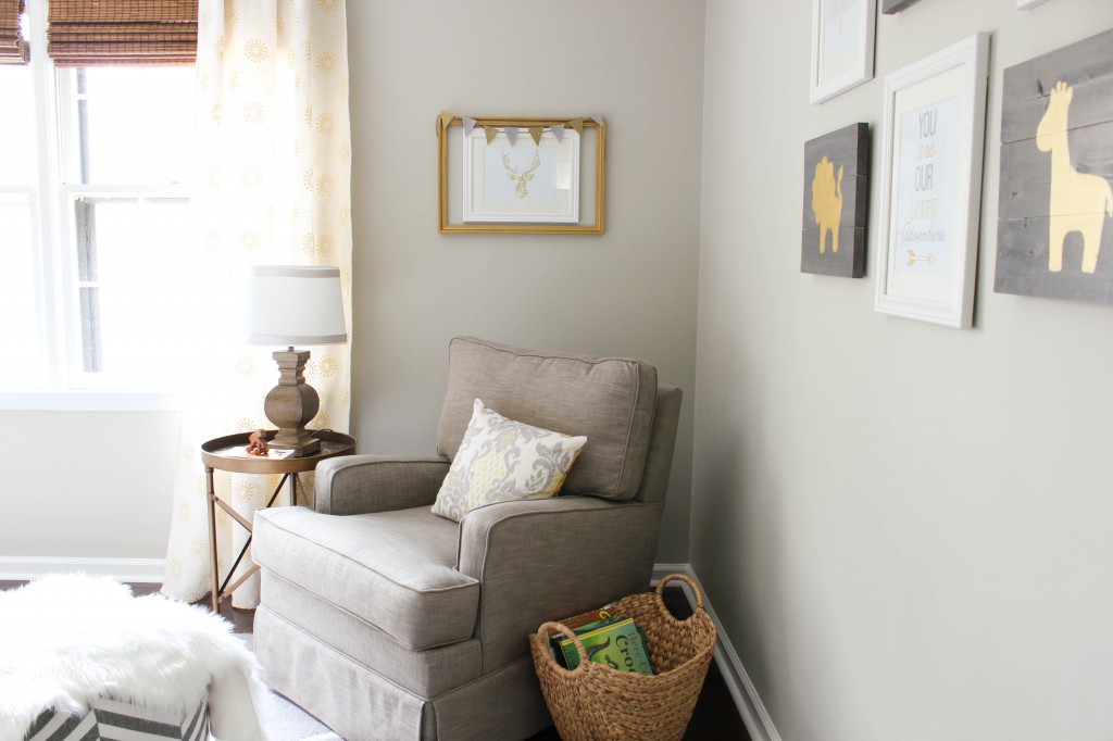 Gray and Gold Gender Neutral Nursery