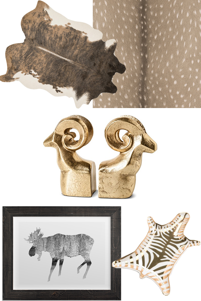 Home decor inspired by wildlife.