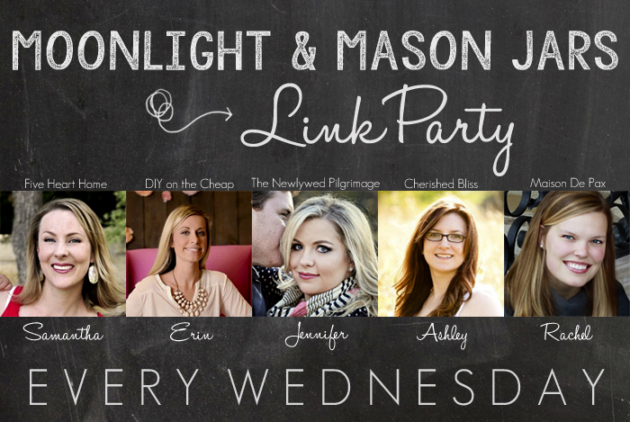 Moonlight & Mason Jars Link Party {66} - Come link up your best projects and recipes!