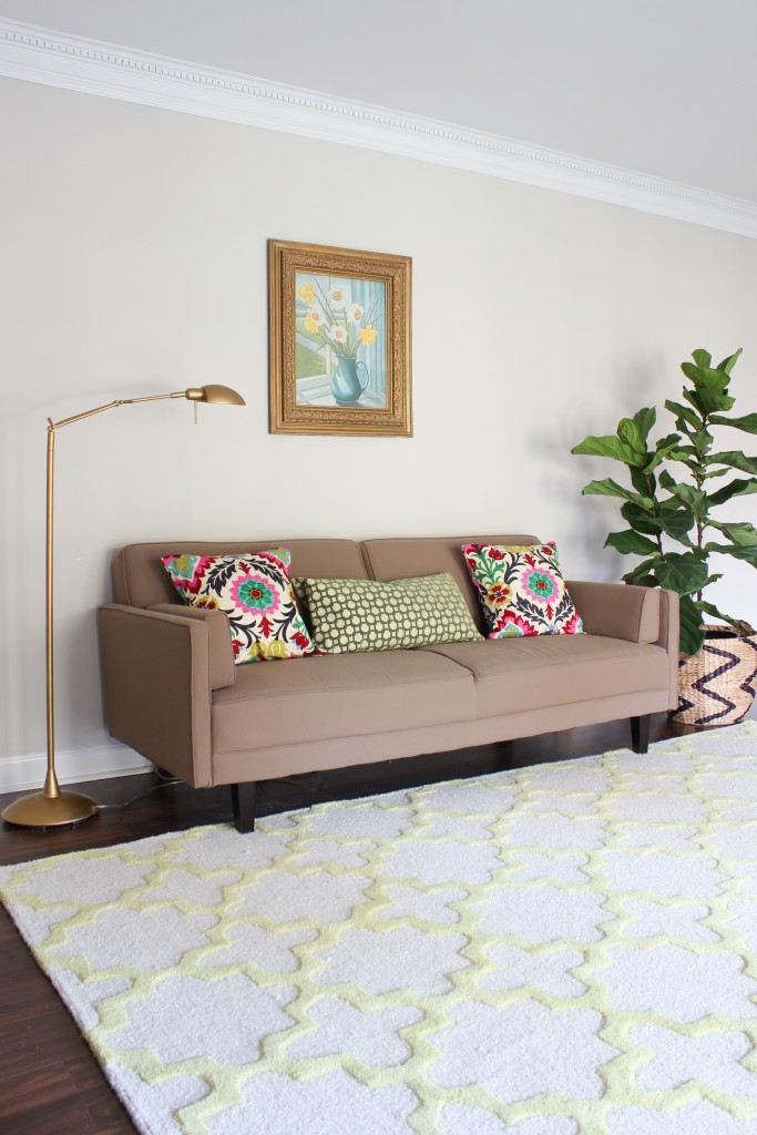 Spring Home Tour at DIY on the Cheap: Living Room/Office