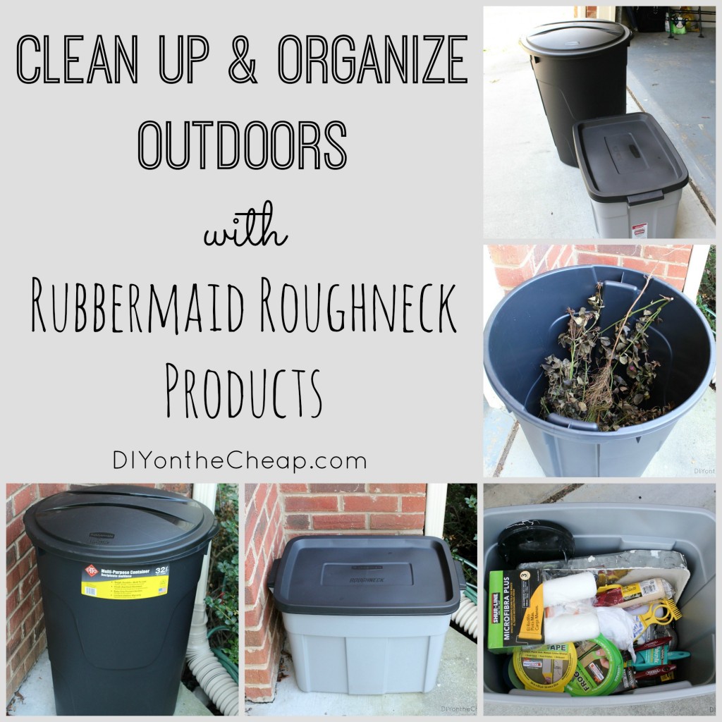 Get organized outdoors with Rubbermaid Roughneck Products! #FallFixUp #PMedia #ad