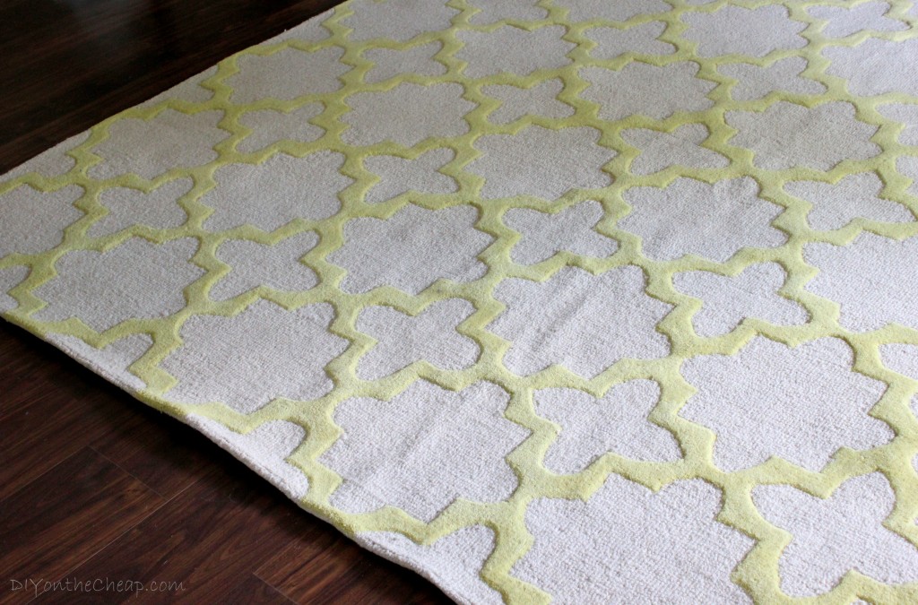 Tuscan Terali Morccan Trellis Rug in "Sunshine" from Rugs USA.
